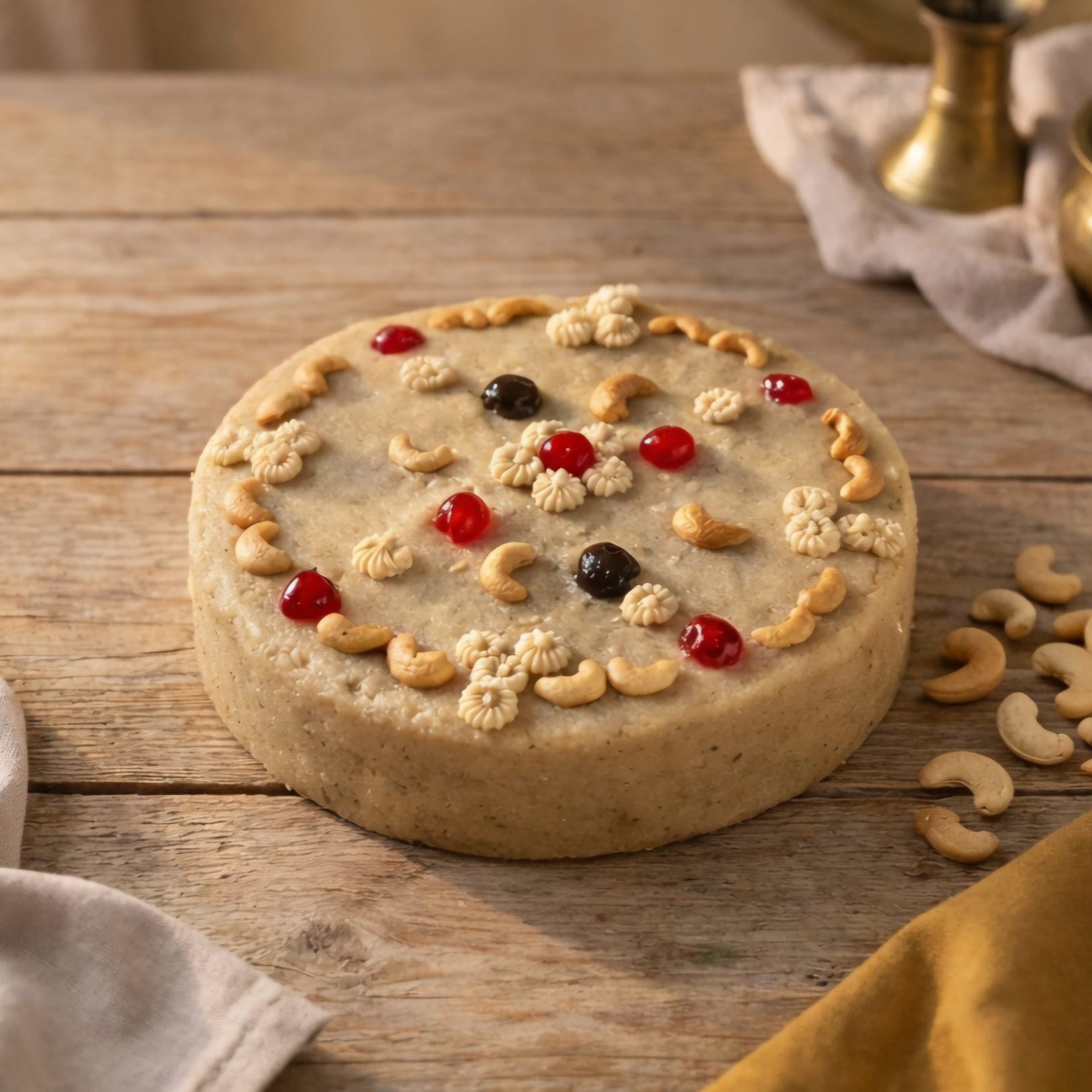 Cashewnoten taart